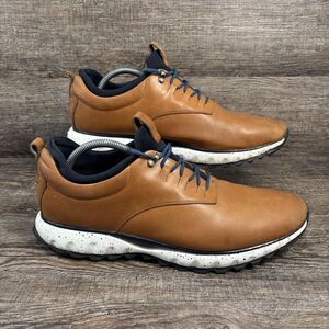 Cole Haan Grand Explore All-Terrain Golf Shoes Men's 12M Brown Leather Spikeless